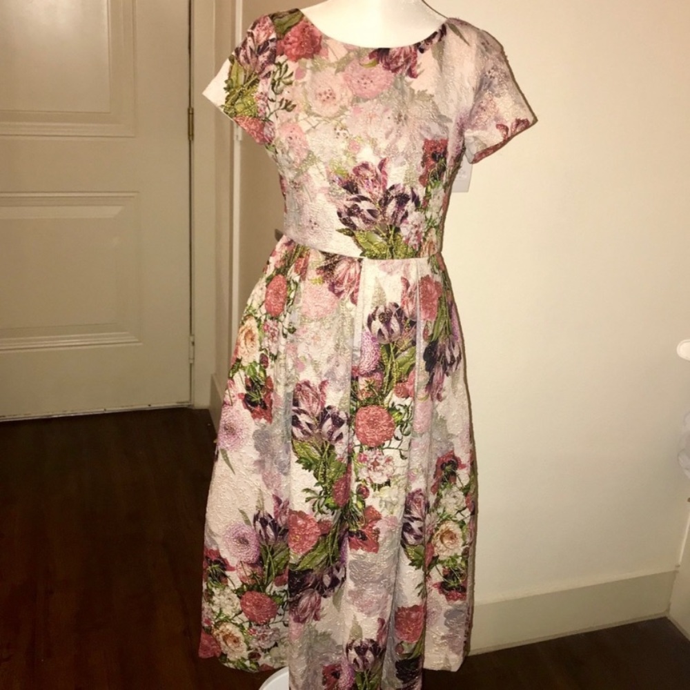 Adriana Papell Midi dress.